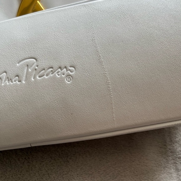 Paloma Picasso White Shoulder Purse - Picture 9 of 16